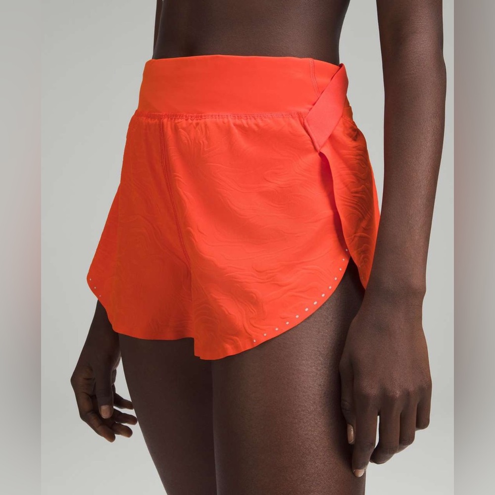 Orange Fast and Free Shorts